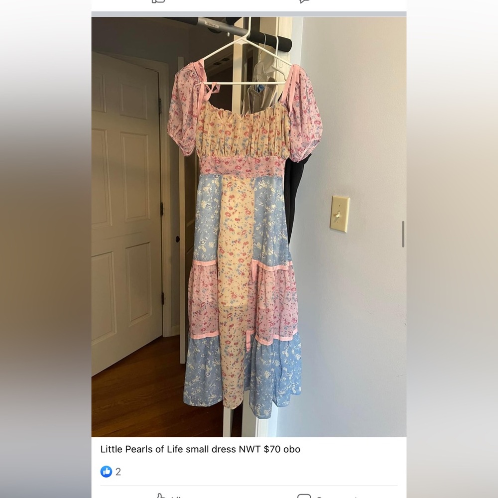 Little Pearls of Life dress small